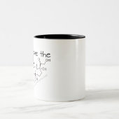 コルチゾールは手に入らない! ツートーンマグカップ (中央)