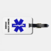 コルチゾールポンプの縦型投薬荷物タグ ラゲッジタグ (裏面横)