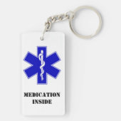 コルチゾールポンプアクリルキーチェーン キーホルダー (裏面)