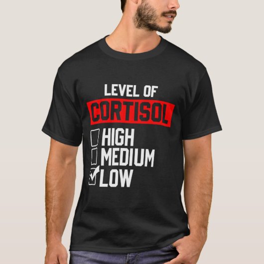 コルチゾール値が低い Tシャツ (正面)
