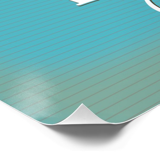 コルチュラクロアチアの地図 ポスター (コーナー)