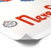 コルティナイタリアのヴィンテージ旅行 ポスター (角)