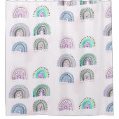 コルティナデバニョエスカンディナバアルコイリス シャワーカーテン (正面)