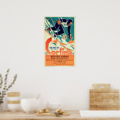 コルティナドロミテンウィンタースポーツスキー&サンイタリアン ポスター (キッチン)