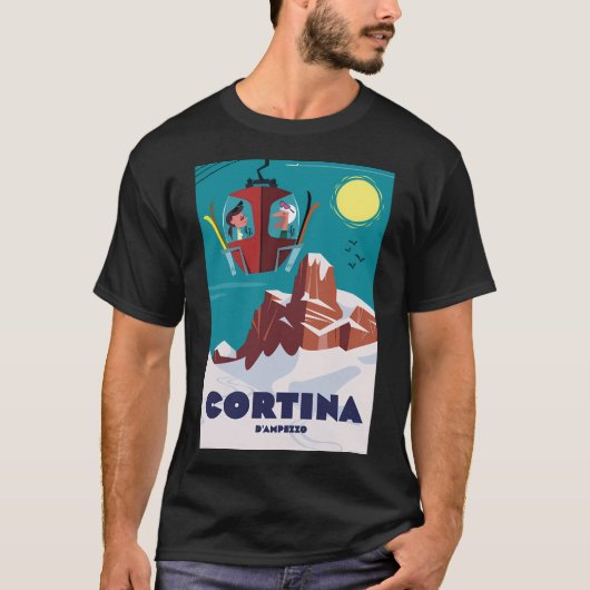 コルティーナ・ダンペッツォのポスター Tシャツ (正面)