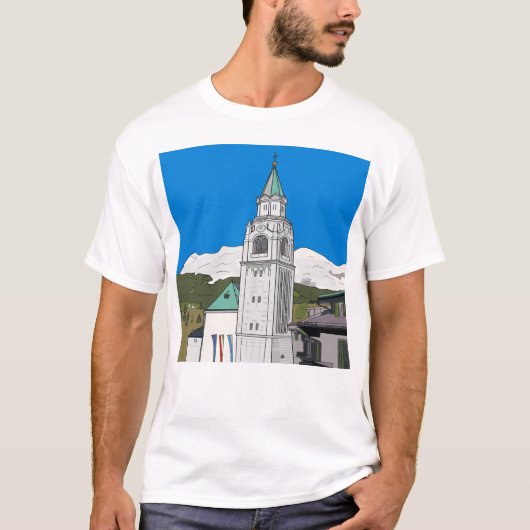 コルティーナ・ダンペッツォ イタリア Tシャツ (正面)
