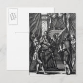 コルテスとモンテスマ ポストカード (正面/裏面)