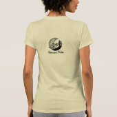 コルテス海の人魚 水彩画アートプリント Tシャツ (裏面)