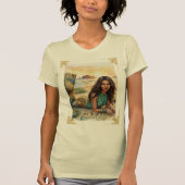 コルテス海の人魚 水彩画アートプリント Tシャツ (正面)