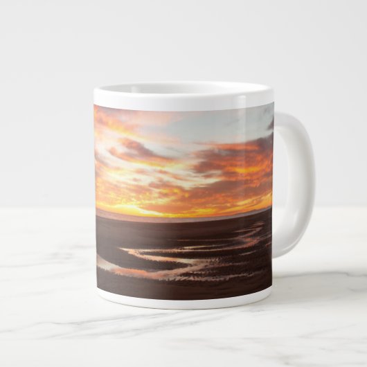 コルテス海の夕日 ジャンボコーヒーマグカップ (正面右)