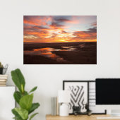 コルテス海の夕日 ポスター (ホームオフィス)