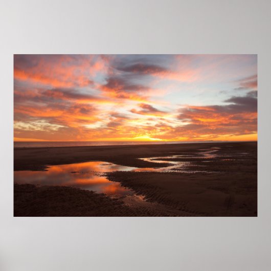 コルテス海の夕日 ポスター (正面)