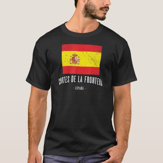 コルテス・デ・ラ・フロンテラEs国旗City Bandera Tシャツ (正面)