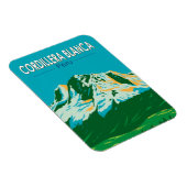 コルディレラブランカペルートラベルアートヴィンテージ マグネット (右側)