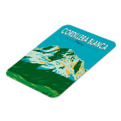 コルディレラブランカペルートラベルアートヴィンテージ マグネット (左側)