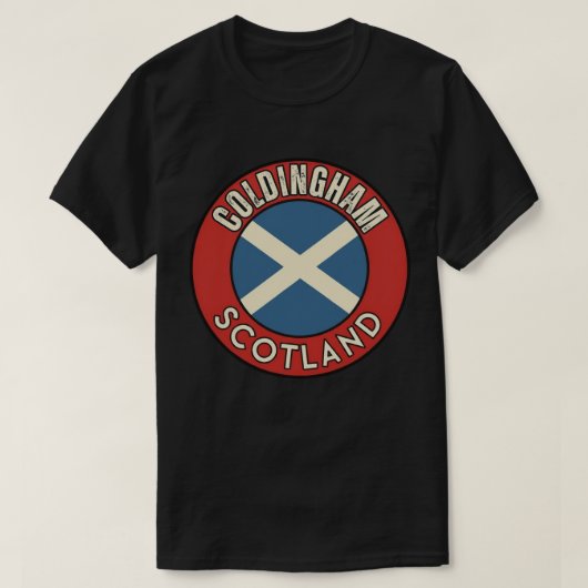 コルディンガム、スコットランド Tシャツ (デザイン正面)