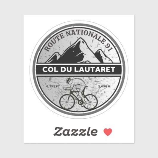 コルデュラウタレフランスのアルプス自転車ツアー シール (シート)