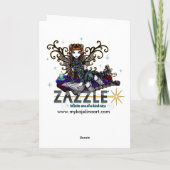 「コルデリア」ゴシック様式の月油バードエンジェルアートカード カード (裏面)