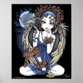 「コルデリア」ゴシック様式の月油バードエンジェルアートポスター ポスター (正面)