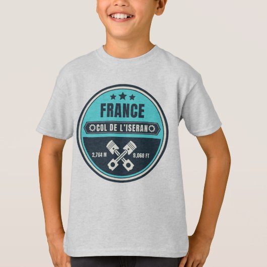 コルデリセランアルプフランスのモトバイクツアー Tシャツ (正面)
