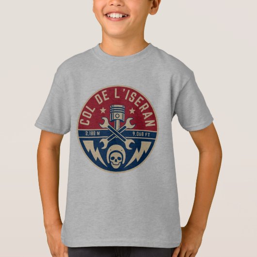 コルデリセランアルプフランスのモトバイクツアー Tシャツ (正面)