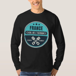 コルデリセランアルプフランスのモトバイクツアー Tシャツ