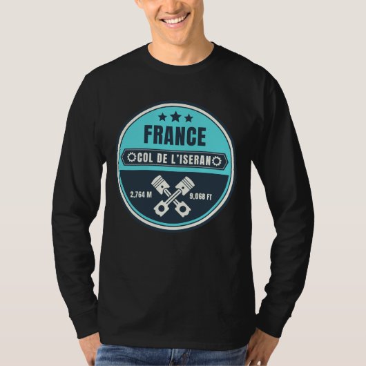 コルデリセランアルプフランスのモトバイクツアー Tシャツ (正面)