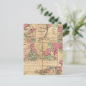 コルトンの米国の港の計画 ポストカード (スタンド正面)