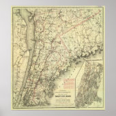 コルトンの米国の運転と運転の地図2 ポスター (正面)