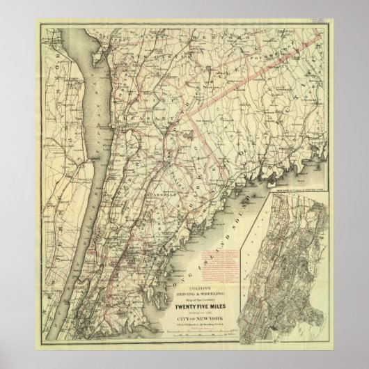 コルトンの米国の運転と運転の地図2 ポスター (正面)