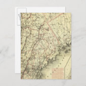 コルトンの米国の運転と運転の地図2 ポストカード (正面/裏面)