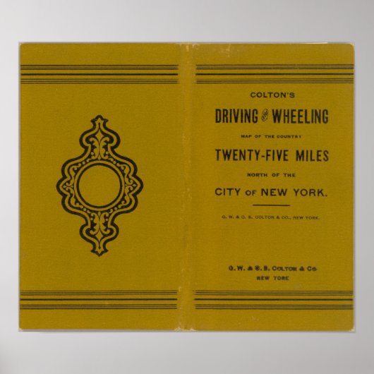 コルトンの米国の運転と運転の地図3 ポスター (正面)