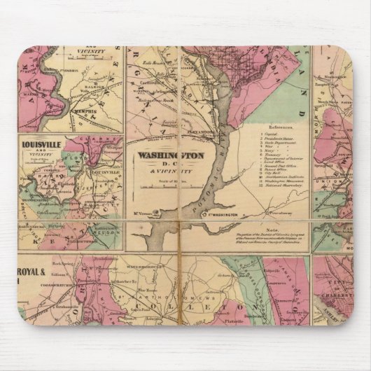 コルトンの米国港湾計画 マウスパッド (正面)