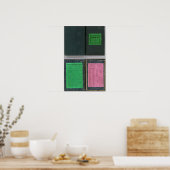 コルトンの鉄道と郡の地図、統一された州 ポスター (キッチン)