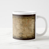 コルトンズオールドワールドマップジャンボスープマグ ジャンボコーヒーマグカップ (右)