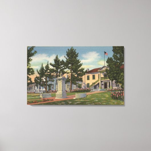 コルトンホールの景色 キャンバスプリント (正面)