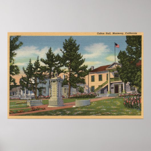 コルトンホールの景色 ポスター (正面)