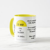 コルドゥガリビエフランスの、ロードマーカー、ロードバイク マグカップ (正面左)