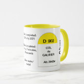 コルドゥガリビエフランスの、ロードマーカー、ロードバイク マグカップ (正面右)