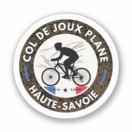 コルドジュックス飛行機フランスのアルプス自転車ツアー シール