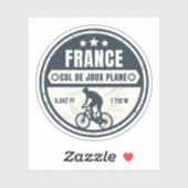 コルドジュックス飛行機フランスのアルプス自転車ツアー シール (シート)