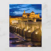 コルドバのグアダルキビル川のローマ橋 ポストカード (正面)