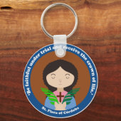 コルドバの聖フローラ キーホルダー (正面)