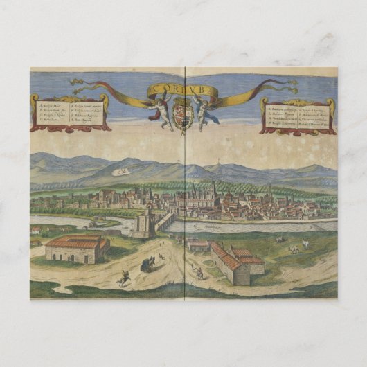 コルドバの表示 ポストカード (正面)