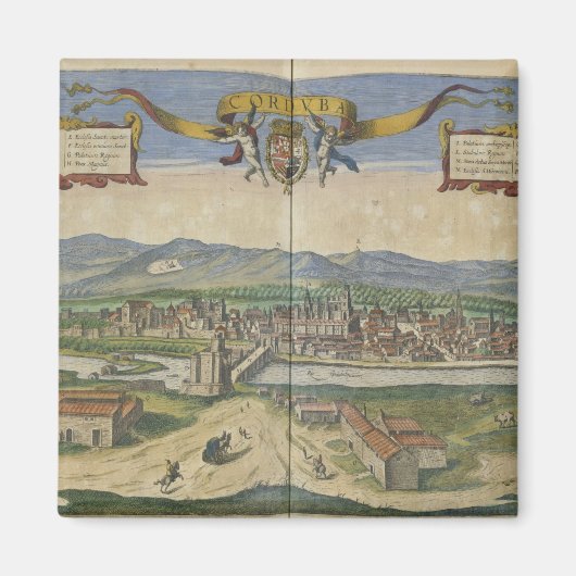 コルドバの表示 マグネット (正面)