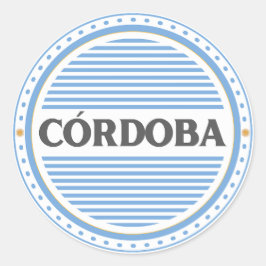 コルドバ市誇りエンブレム - アルゼンチンのアイデンティティ ラウンドシール