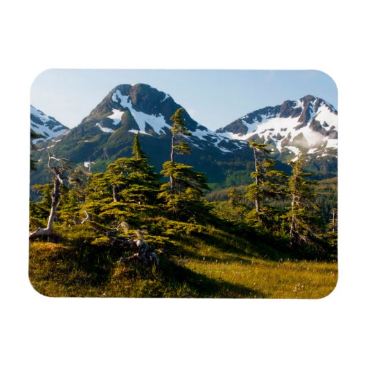 コルドバ近くのエクルズ山, アラスカ州 マグネット (横)