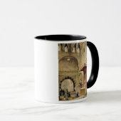 コルドバ: のキリスト教の祭壇で祈っている修道士 マグカップ (正面右)