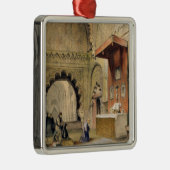 コルドバ: のキリスト教の祭壇で祈っている修道士 メタルオーナメント (右)