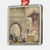 コルドバ: のキリスト教の祭壇で祈っている修道士 メタルオーナメント (左)